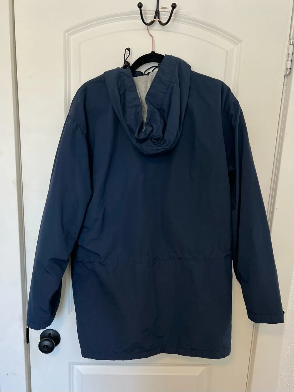 VNTG Woolrich Fleece‎ Lined Navy Parka